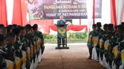 Pangdam II Swj Kunker ke Kodim Lubuk Linggau