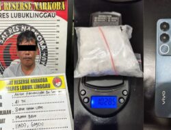 Polres Lubuk Linggau Ringkus Residivis Pengedar Sabu